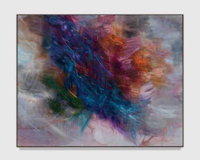 Nigel Cooke, 〈Rilke in Rome〉, 2025, Oil on linen, 130.5x165cm. ⓒ Nigel Cooke, Courtesy Pace Gallery.