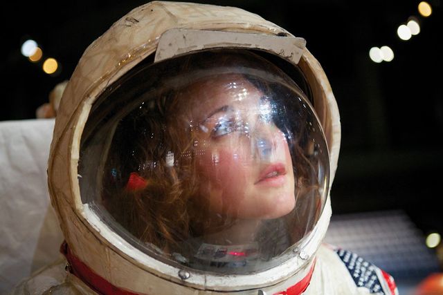 Installation view of Tom Sachs, «Space Program: Mars», Park Avenue Armory, New York, 2012.