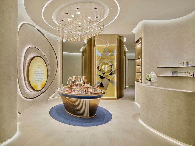 제주신라호텔의 끌레드뽀 보떼 스파 내부 보습 