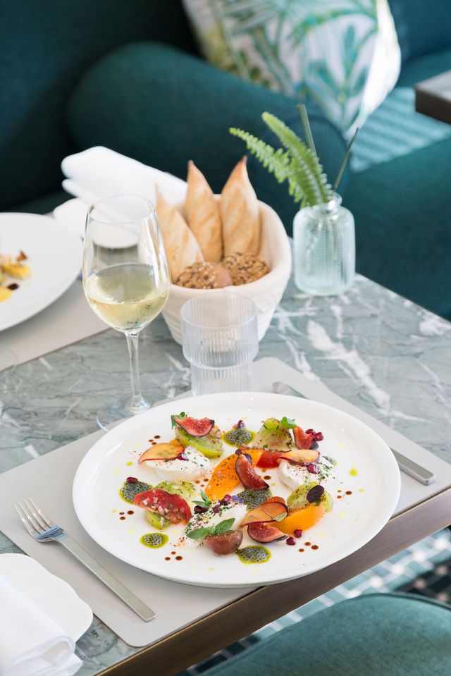 미슐랭 스타 셰프, 알랭 베르제로리의 Le Jardinier 의 디쉬 중 하나