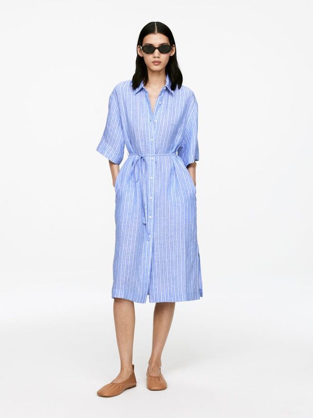 아르켓 리넨 셔츠 드레스 14만 9천원