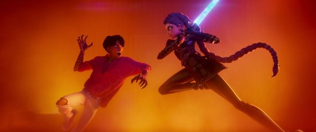 넷플릭스 애니메이션 〈케이팝 데몬 헌터스〉 스틸