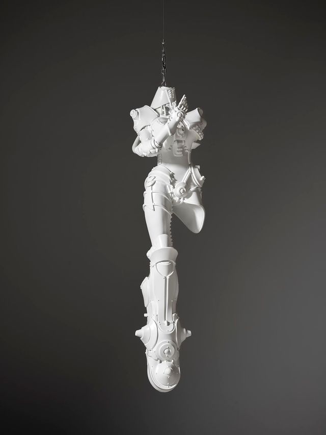 〈Cyborg W6〉, 2001, Hand-cut EVA panels on FRP, polyurethane coating, 232x67x67cm. © Lee Bul. Photo: Jeon Byung-cheol. Courtesy of Leeum Museum of Art.