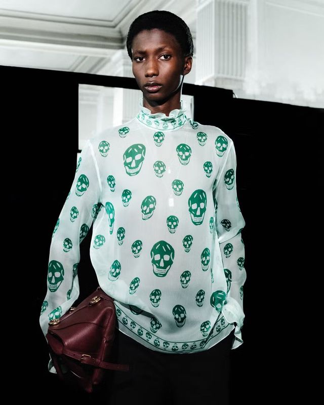 McQueen 2025 가을 겨울 컬렉션 (허스트 소유 이미지) 