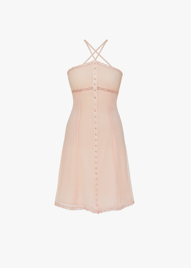 Kahara 실크 홀터 드레스 89만8천원