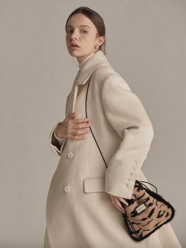 써누스 포우먼 호피 페이크퍼 토트 크로스백 11만원대