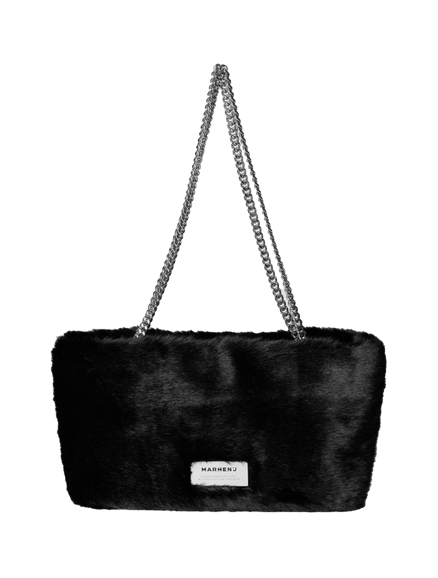 노바 페이크퍼 체인 숄더 백