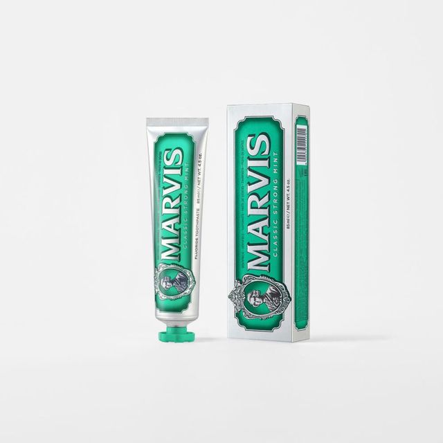 마비스 클래식 스트롱 민트 치약 85ml 2만3천원(출처: 마비스 공식 사이트)