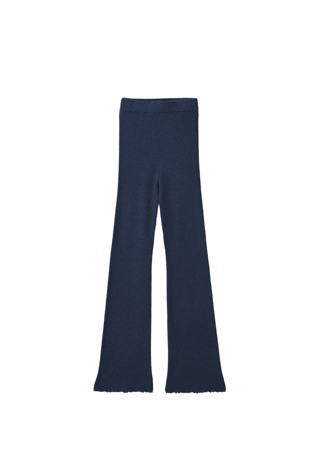 TENDER RIB BOOTS CUT KNIT PANTS