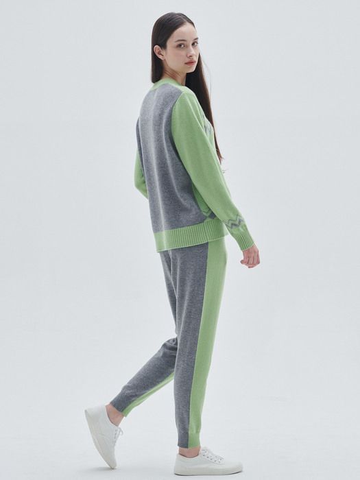 머레이 알란 캐시미어 투 컬러 블록 팬츠 38만원대(출처: 브랜드 제공)