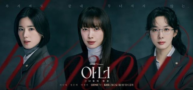 ENA 월화드라마 〈아너 : 그녀들의 법정〉 포스터
