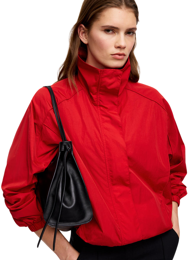 퍼널넥 나일론 재킷