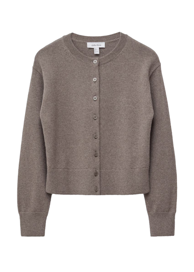 씬 니트 가디건