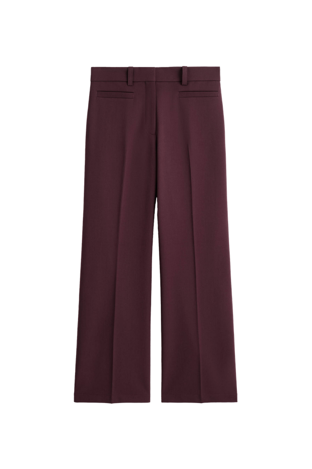 울 블렌드 스트레이트 레그 트라우저