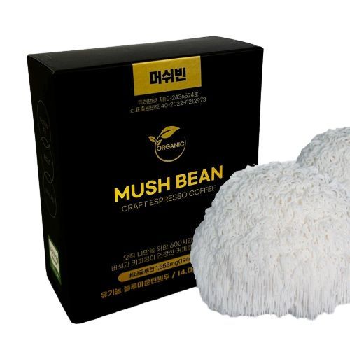 유기농 블루마운틴 노루궁뎅이버섯 커피 머쉬빈