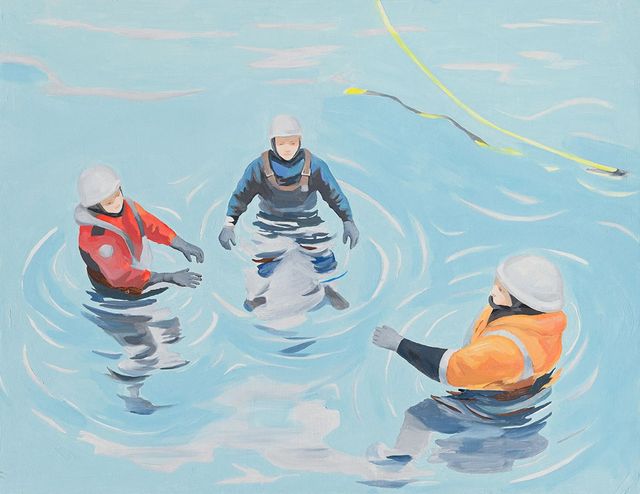 <생존을 위한 지침 III>, 2026, 패널에 유화 물감, 41x53cm.