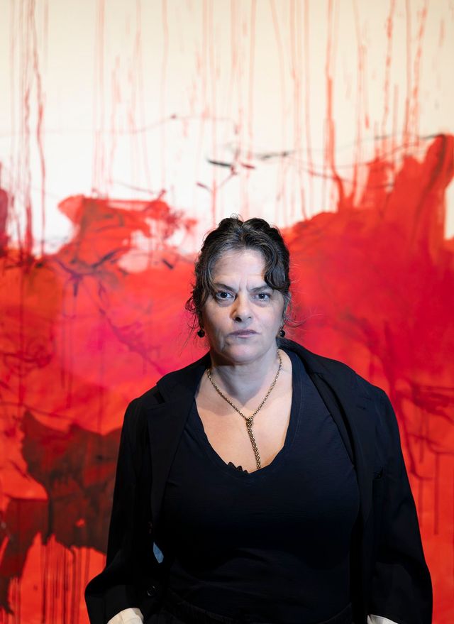 Portrait of Tracey Emin Tate Modern 2026. Photo © Tate (Sonal Bakrania)