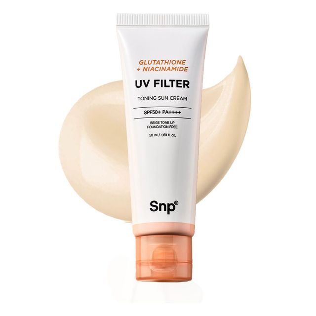글루타치온+나이아신아마이드 UV 필터 토닝 선크림 SPF50+ PA++++