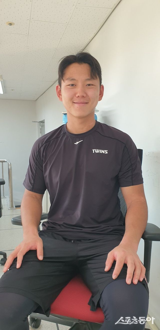 정규시즌 1군 3경기 출전 만에 준PO 엔트리에도 승선한 LG 백업 포수 이주헌. 최용석 기자