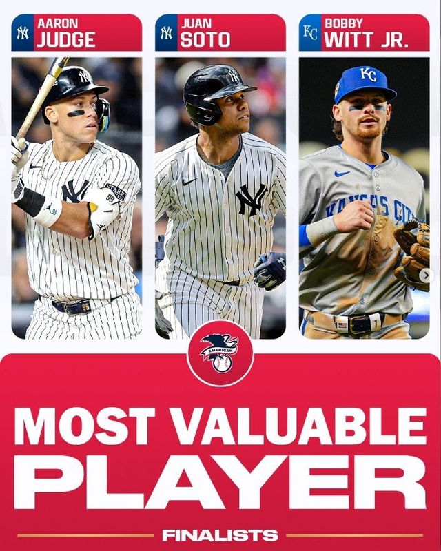 아메리칸리그 최우수선수(MVP) 최후의 3인. 사진=MLB 네트워크