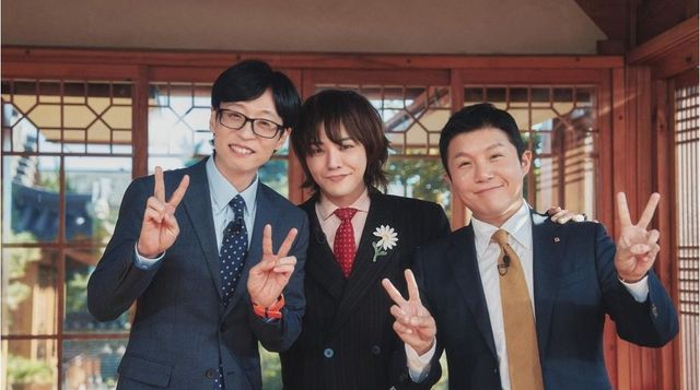 tvN ‘유 퀴즈 온 더 블럭’에 출연한 지드래곤(가운데). 사진제공|tvN