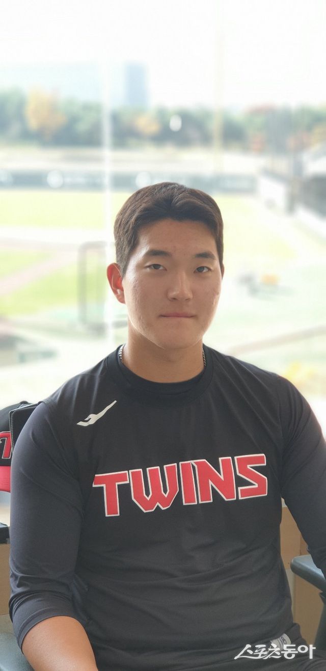 이천 마무리캠프에 합류한 문정빈은 중장거리형 우타자로 LG가 집중 육성하려는 자원 중 한 명이다. 사진제공｜LG 트윈스