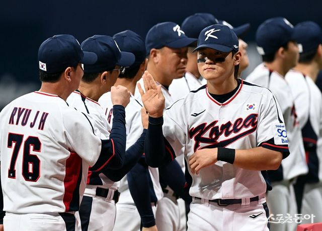 태극마크를 단 김도영. 고척｜김민성 기자 marineboy@donga.com