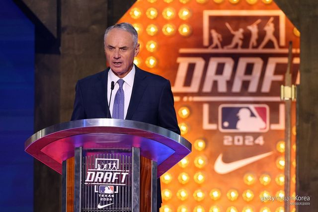 2024 메이저리그 신인 드래프트의 한 장면. 사진=게티이미지코리아
