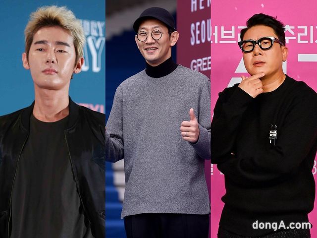 허지웅, 김창열, 이상민(왼쪽부터). 스포츠동아DB