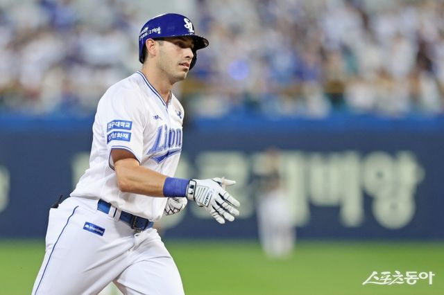 삼성 라이온즈 시절 루벤 카디네스. 사진제공 ｜ 삼성 라이온즈