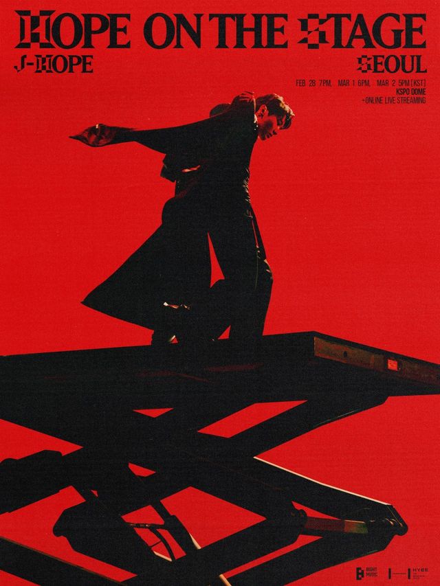 제이홉의 새 월드 투어 포스터. 사진제공|빅히트 뮤직