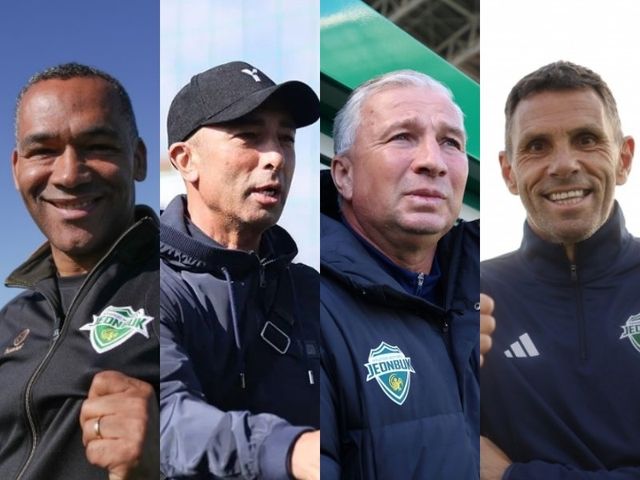 조세 모라이스~로베르토 디마테오~단 페트레스쿠~거스 포옛(왼쪽부터)은 전북과 인연을 맺었거나 현재 동행 중인 첼시 출신 축구인들이다. 이 중 뚜렷하게 성공한 이는 모라이스 감독이 유일해 포옛 신임 감독의 행보에 시선이 쏠린다. 사진제공｜전북 현대·한국프로축구연맹