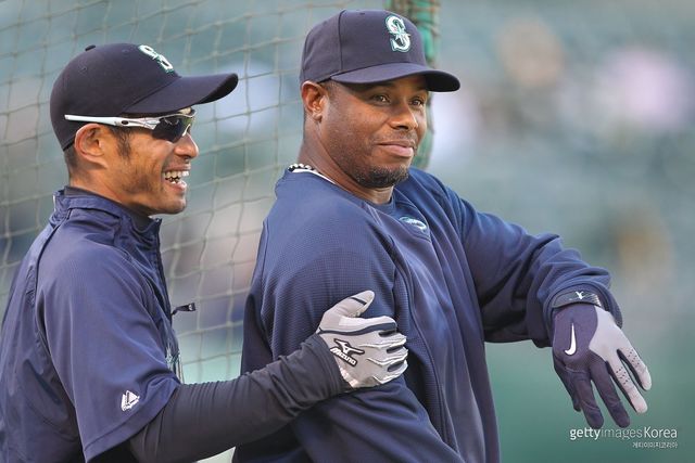 스즈키 이치로-켄 그리피 주니어. 사진=게티이미지코리아