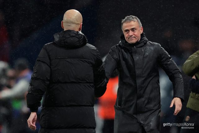 펩 과르디올라-루이스 엔케 감독. 사진=게티이미지코리아