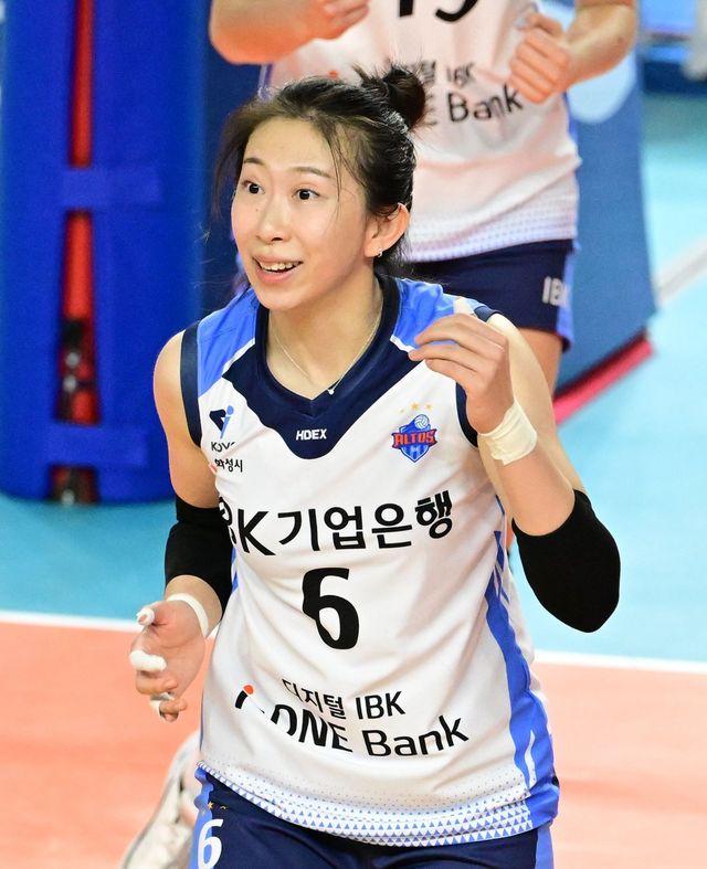 IBK기업은행 세터 천신통. 사진제공｜KOVO