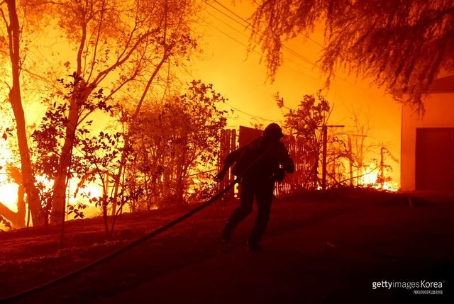 미국 LA 산불 피해. 사진=게티이미지코리아