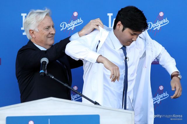 마크 월터 LA 다저스 구단주-오타니 쇼헤이. 사진=게티이미지코리아