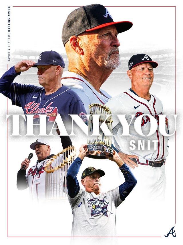 브라이언 스닛커 전 애틀란타 브레이브스 감독. 사진=애틀란타 브레이브사 SNS