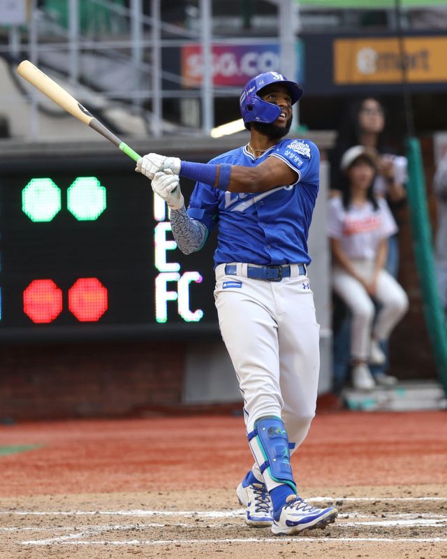 삼성 르윈 디아즈. 사진제공｜삼성 라이온즈