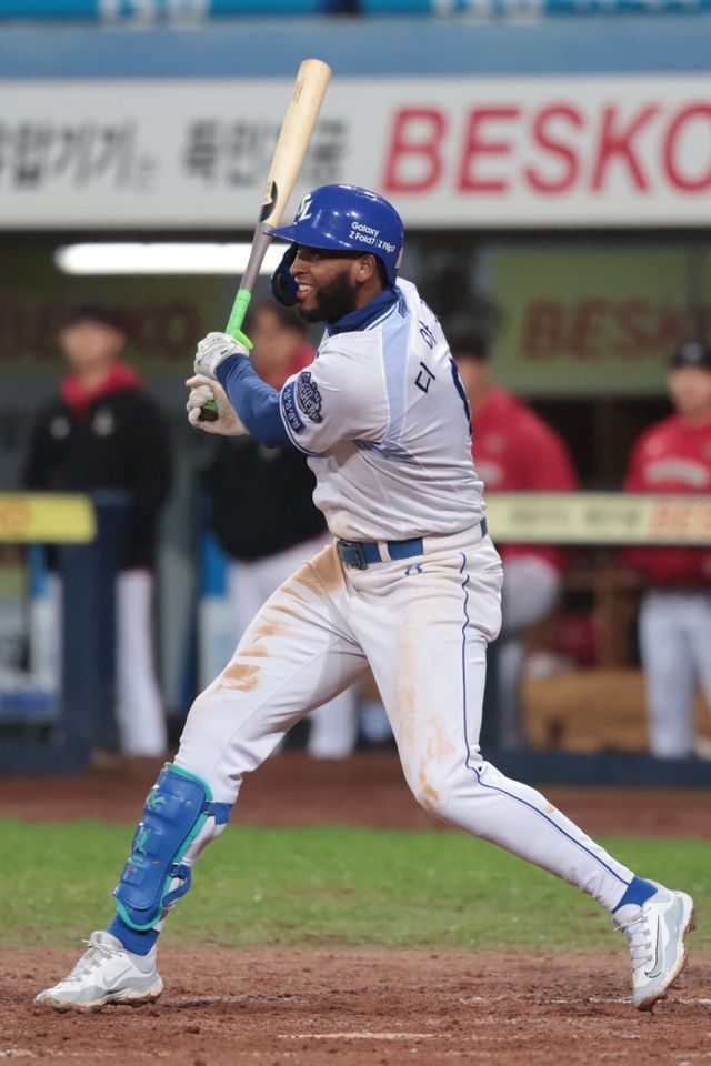 삼성 르윈 디아즈. 사진제공｜삼성 라이온즈