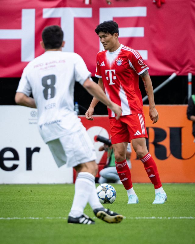 김민재의 모습. 사진출처｜바이에른 뮌헨 페이스북