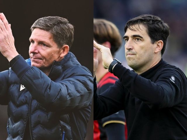올리버 글라스너 크리스털 팰리스 감독(왼쪽)과 안도니 이라올라 본머스 감독은 EPL에서 각광받는 사령탑들이다. 각각 빠른 전환, 강도 높은 압박으로 빅6 체제를 뒤흔들고 있다. 사진출처｜크리스털 팰리스·본머스 페이스북
