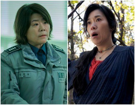 영화 ‘하얀 차를 탄 여자’ 이정은·‘어쩔수가없다’ 염혜란, 사진제공｜바이포엠스튜디오·CJ ENM