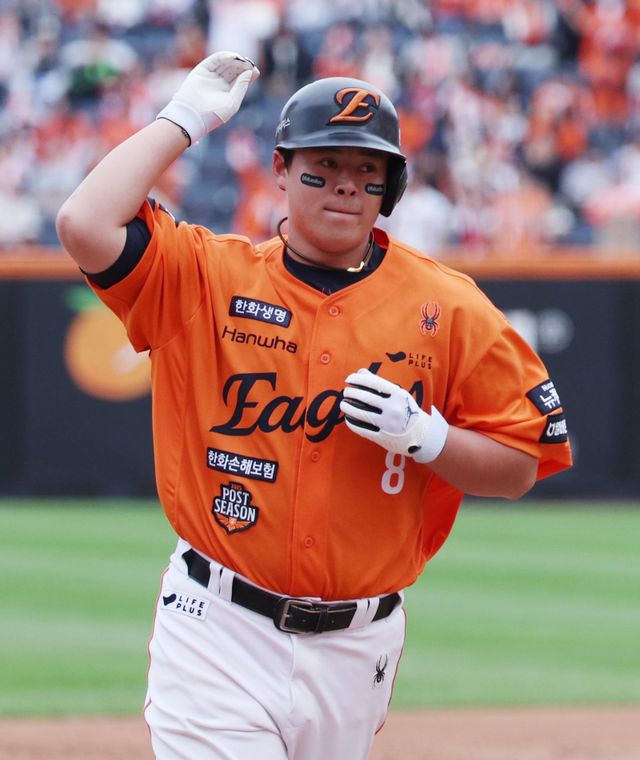 한화는 PO 2차전 대전 삼성과 홈경기부터 본격적으로 홈런포를 가동하기 시작했다. 대전｜뉴시스