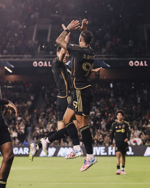 AC밀란이 LAFC 손흥민의 단기 임대를 준비하고 있다. 손흥민과 단짝 드니 부앙가. 사진출처｜LAFC 페이스북