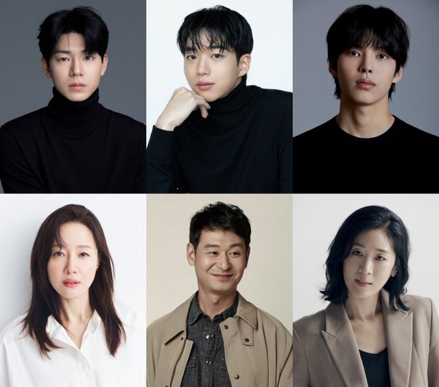 배우 배현성,&nbsp;차강윤,&nbsp;박윤호,&nbsp;백지원, 박혁권, 엄지원(왼쪽 위부터 시계방향). 사진제공ㅣ각 소속사