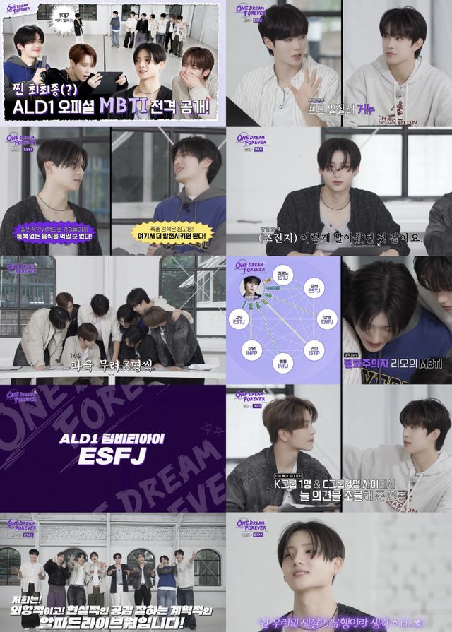신인 보이그룹 알파드라이브원(ALPHA DRIVE ONE)이 자체 콘텐츠에서 데뷔 후 첫 MBTI 검사 결과를 공개, 멤버들의 성향과 팀 케미를 드러냈다. 사진제공|웨이크원