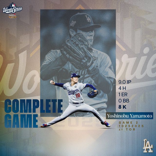 야마모토 요시노부. 사진=LA 다저스 SNS