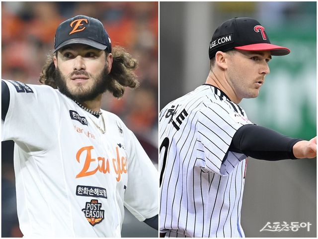 한화 코디 폰세(왼쪽)와 LG 앤더스 톨허스트 영입은 신의 한 수가 됐다. 영입 당시의 의문부호는 사라진 지 오래다. 사진제공｜한화 이글스·LG 트윈스