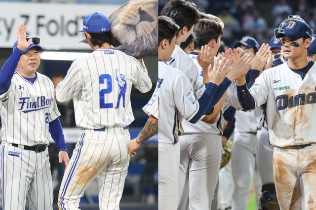 삼성(왼쪽)과 NC는 6일 대구삼성라이온즈파크에서 WC 1차전을 펼친다. 준PO가 열릴 인천으로 향할 주인공은 누가 될까. 사진제공｜삼성 라이온즈, NC 다이노스